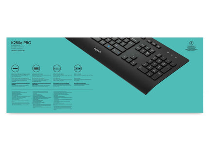EAN 5099206046856 - Logitech K280E Pro f/ Business teclado Oficina USB QWERTY Internacional de EE.UU. Negro imagen 10