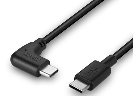 Cable  Lindy 32005 Usb 2.0 1 M Usb C Negro