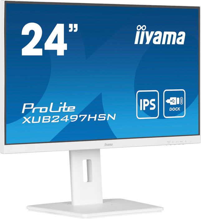 Monitor Tft 23,8\"/60,5cm Iiyama Prolite Xub2497hsn *Blanco* 16:9