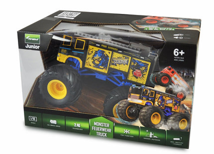 Amewi Rc Auto Feuerwehr Truck Li-Ion Akku 500mah Azul 6+