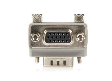 EAN 0065030833134 - StarTech.com Right Angle VGA / VGA Cable Adapter Type 1 - M/F DB15 Gris imagen 2