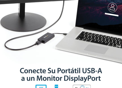 EAN 0065030858380 - StarTech.com USB32DP4K Adaptador gráfico USB 3840 x 2160 Pixeles Negro imagen 7