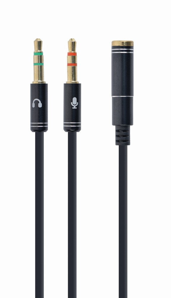 EAN 8716309100526 - Gembird !Adapter audio stereo 3.5mm mini Jack/4PIN/ cable de audio 0,2 m 3,5mm 2 x 3.5mm Negro imagen 1