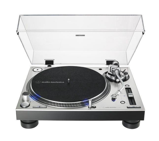 Audio-Technica At-Lp140xp Tocadiscos De Tracción Directa Para Dj Plata
