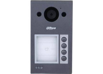 Dahua Vto3312q-P Estación Exterior Para Videoportero Ip 2-Hilos Poe Con Cámara 2mp Ip65 Ik08 Mifare 125º