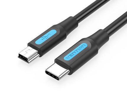 Cable Usb 2.0 Tipo-C Vention Cowbg Usb Tipo-C Macho Miniusb Macho 1.5m Negro