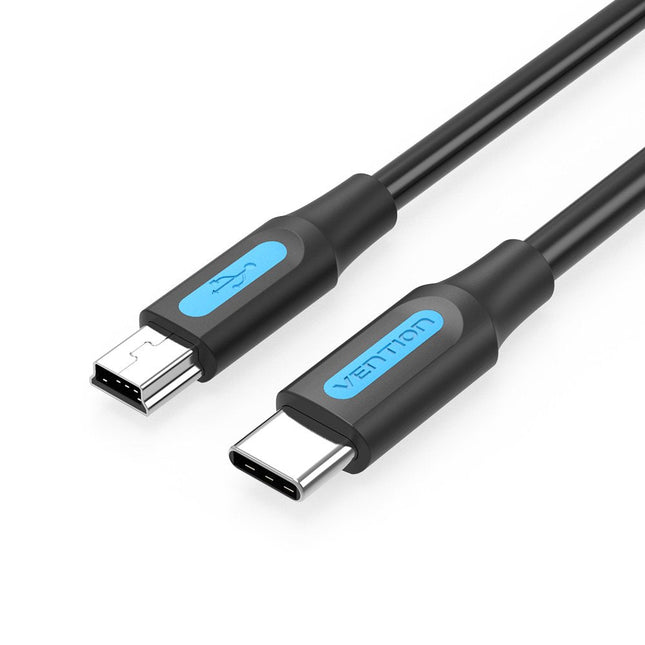Cable Usb 2.0 Tipo-C Vention Cowbg Usb Tipo-C Macho Miniusb Macho 1.5m Negro