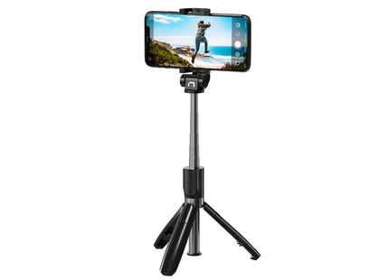 Palo Selfie Natec Alvito Bt 4.0 Inalambrico Tripode Negro