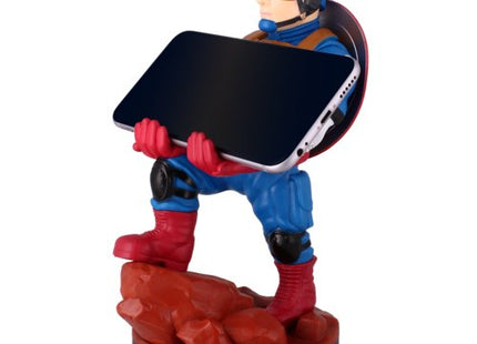 Exquisite Gaming Controller Soporte Y Figura De Carga - Cable Guy Capitán América