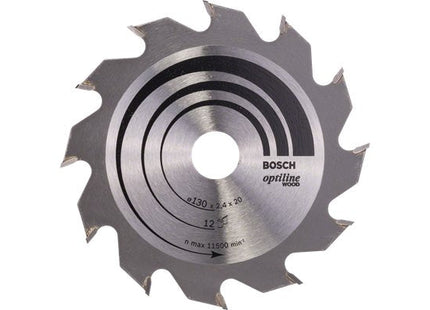 Bosch Hoja De Sierra Circular Optiline Wood, 250mm 2608640665