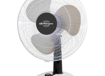 Ventilador De Sobremesa Orbegozo Tf 0123 25w 3 Aspas 20cm 2 Velocidades