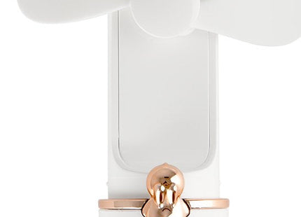 Orbegozo Hf 2500 Ventilador De Mano Elegancia Portatil - 2 Velocidades De Ventilacion - Diseño Compacto Y Elegante