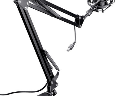 Brazo Ajustable Trust Gxt 253 Emita Arm Para Microfonos Con Adaptador 5/8  Cable 290cm Usb  22563