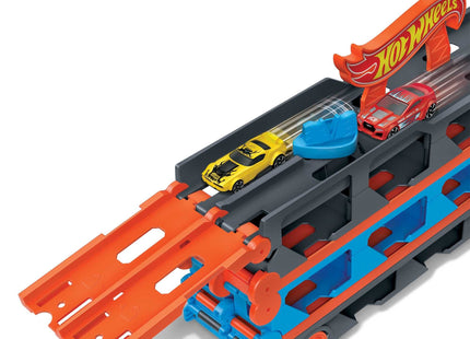 Hot Wheels Vehículo De Juguete Transportador De Pista De Carreras 2 En 1 Gvg37