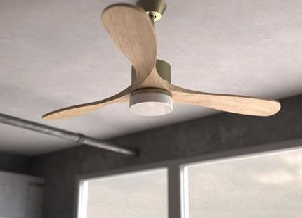 Ventilador De Techo Cecotec Energysilence Aero 5290 Golden Pro 35w 3 Aspas 132cm 5 Velocidades