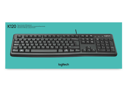 EAN 5099206021341 - Logitech Keyboard K120 for Business teclado Universal USB AZERTY Francés Negro imagen 13