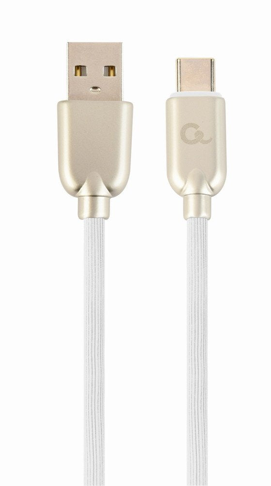 Gembird Cable Usb 2.0 Am A Tipo C (Am / Cm), 2 M, , Blanco Premium    Cc-Usb2r-Amcm-2m-W