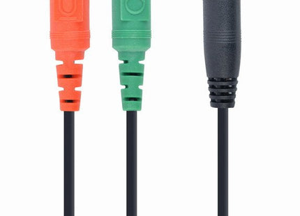 EAN 8716309097468 - Gembird CCA-418 cable de audio 0,2 m 3,5mm 2 x 3.5mm Negro, Verde, Rojo imagen 1