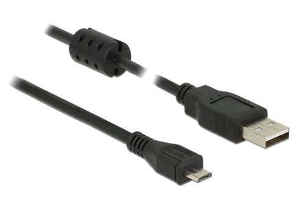 Delock Cable Usb 2.0 Tipo-A Macho Usb 2.0 Micro-B Macho De 1,0 M Negro