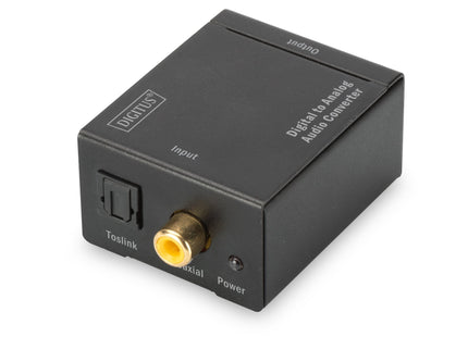 Digitus Convertidor Digital A Analógico Conector Rca Coaxial/Toslink Con Adaptador De Red