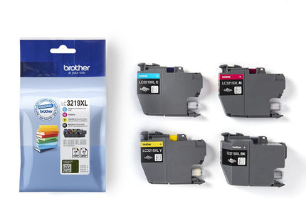 EAN 4977766767019 - Brother LC3219XLVAL cartucho de tóner 4 pieza(s) Original Negro, Cian, Magenta, Amarillo imagen 3