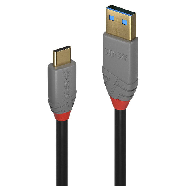 Cable  Lindy 36919 Usb 3 M Usb C Usb A Negro