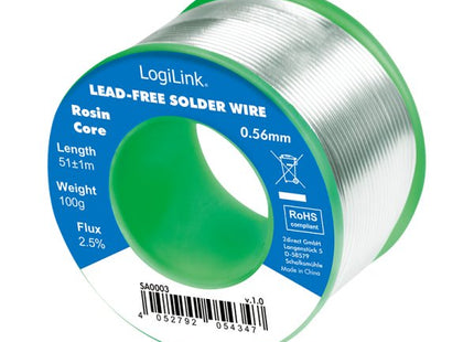 Logilink Sa0003 Alambre De Soldadura 0,56mm 100g
