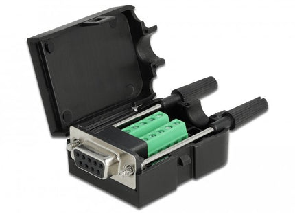 Delock 66257 Adaptador Sub-D 9 Pin Hembra A Terminalblock 10 Pin
