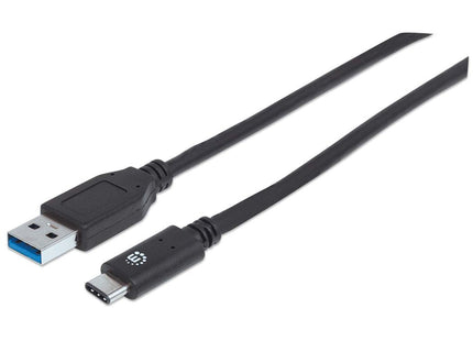 EAN 0766623353373 - Manhattan 353373 cable USB USB 3.2 Gen 2 (3.1 Gen 2) 1 m USB A USB C Negro imagen 1