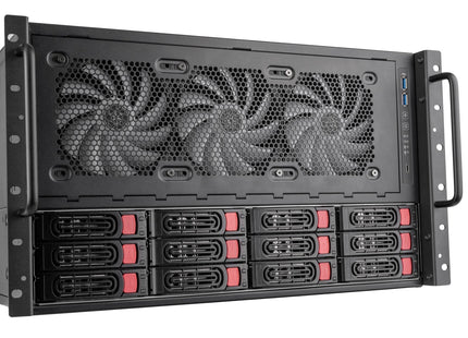Silverstone Sst-Rm61-312, Caja De Rack Negro