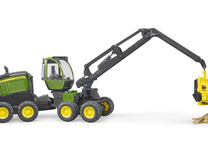 Cosechadora Brother John Deere 1270g,  (Verde/Negro, Incl. Tronco De Árbol)