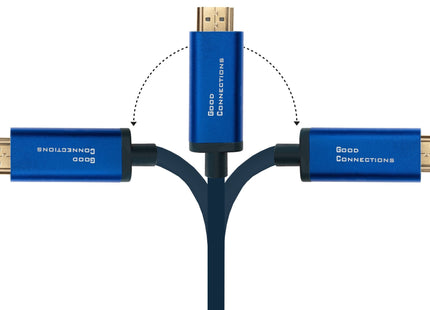EAN 4014619554676 - Alcasa 4520-CSF030B adaptador de cable de vídeo 3 m USB Tipo C HDMI tipo A (Estándar) Azul imagen 5
