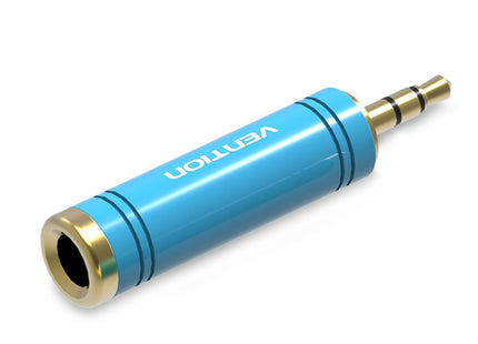 Adaptador Jack Vention Vab-S04-L Jack 3.5 Macho Jack 6.5 Hembra Azul
