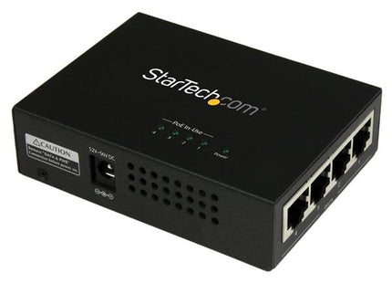 EAN 0065030859752 - StarTech.com POEINJ4G ampliador de red Transmisor de red Negro imagen 1