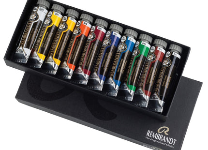 Talens Rembrandt Set Básico De Pinturas Al Óleo Con 10 Tubos De 15ml Colores Surtidos