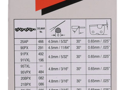 Makita 191h02-6 Cadena  Saw Chain 35cm 1,1mm 3/8  Hm