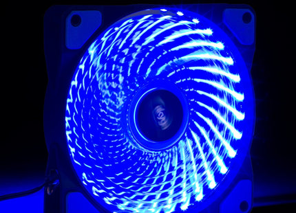 Ventilador Akyga System Aw-12e-Bl 120mm 33 Led Azul Molex