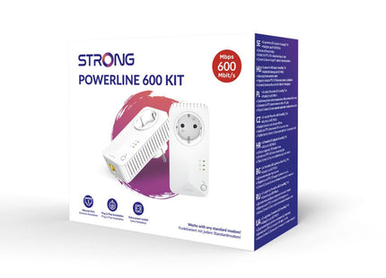 EAN 9120072375217 - Strong Powerline 600 Duo 600 Mbit/s Ethernet Blanco 2 pieza(s) imagen 5