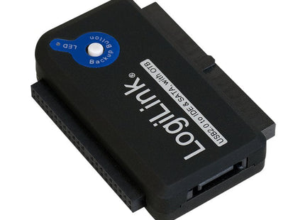 Logilink Adaptador Usb 2.0 A Ide Y Sata Con Alimentacion Negro Au0006c