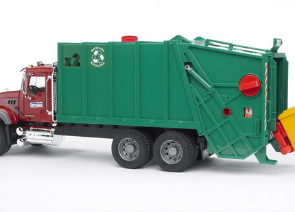 Bruder Mack Camión De Basura (Verde Rojo) 02812