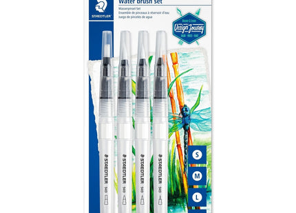 Staedtler Pinceles De Agua 949 Con Puntas Diferentes Blister -4ud-
