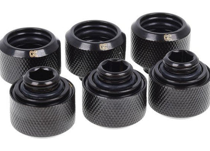 Pack Racores Alphacool 16mm Neg