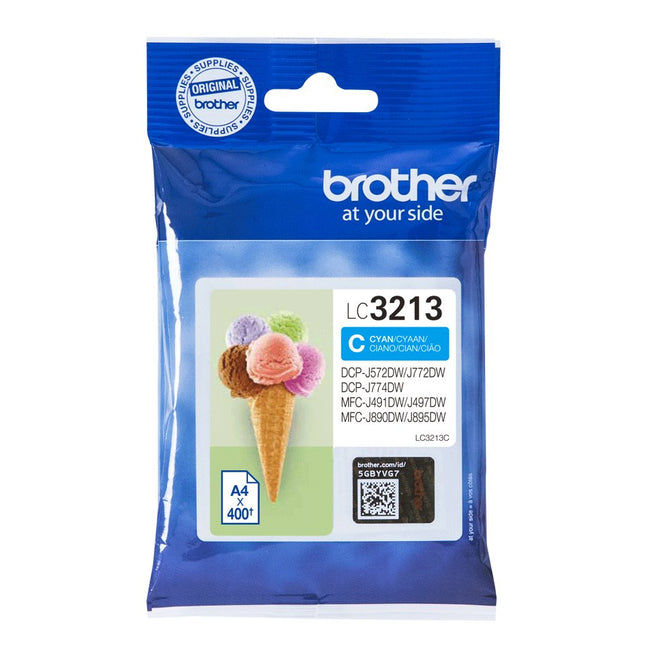 Tinta Original Brother Lc3213c Cian
