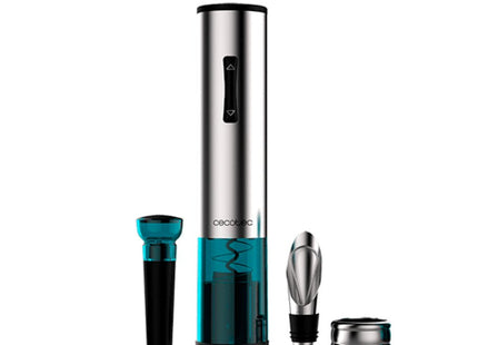 EAN 8435484023108 - Cecotec 02310 sacacorchos Abridor de vino eléctrico Azul, Acero inoxidable imagen 1