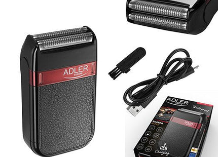 Afeitadora Para Hombre Adler Ad 2923, Afeitadora, Recortadora, Negra