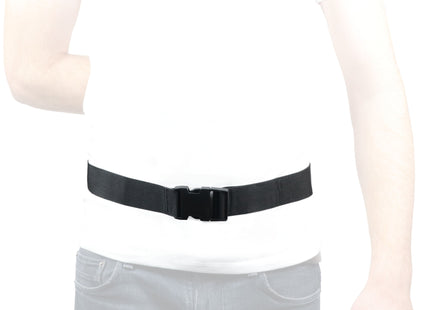 Mobilis 001056 Cinturón Blando - 40 Mm - Hebilla Con Clip De Plástico - 70 A 135 Cm