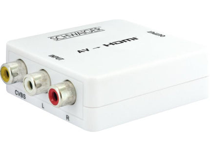 Schwaiger Hdmrca01 513 Conversor De Vídeo Con Escalador 1920 X 1080 Pixeles Av A Hdmi