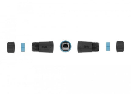 Delock Adaptador De Exterior Rj45 Hembra A Rj45 Hembra Cat.6a Impermeable