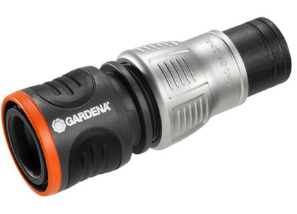 Gardena 18253-50 Accesorio Para Manguera Conector De Manguera Metal Negro, Naranja, Plata 1 Pieza(S)