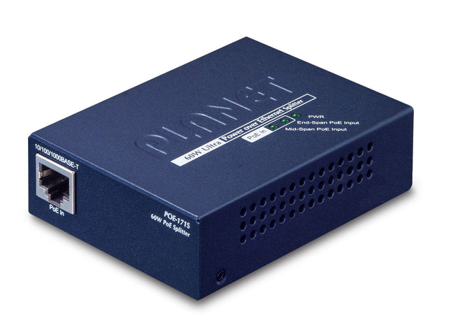 Planet Single-Port 10/100/1000mbps Ultra Poe Splitter